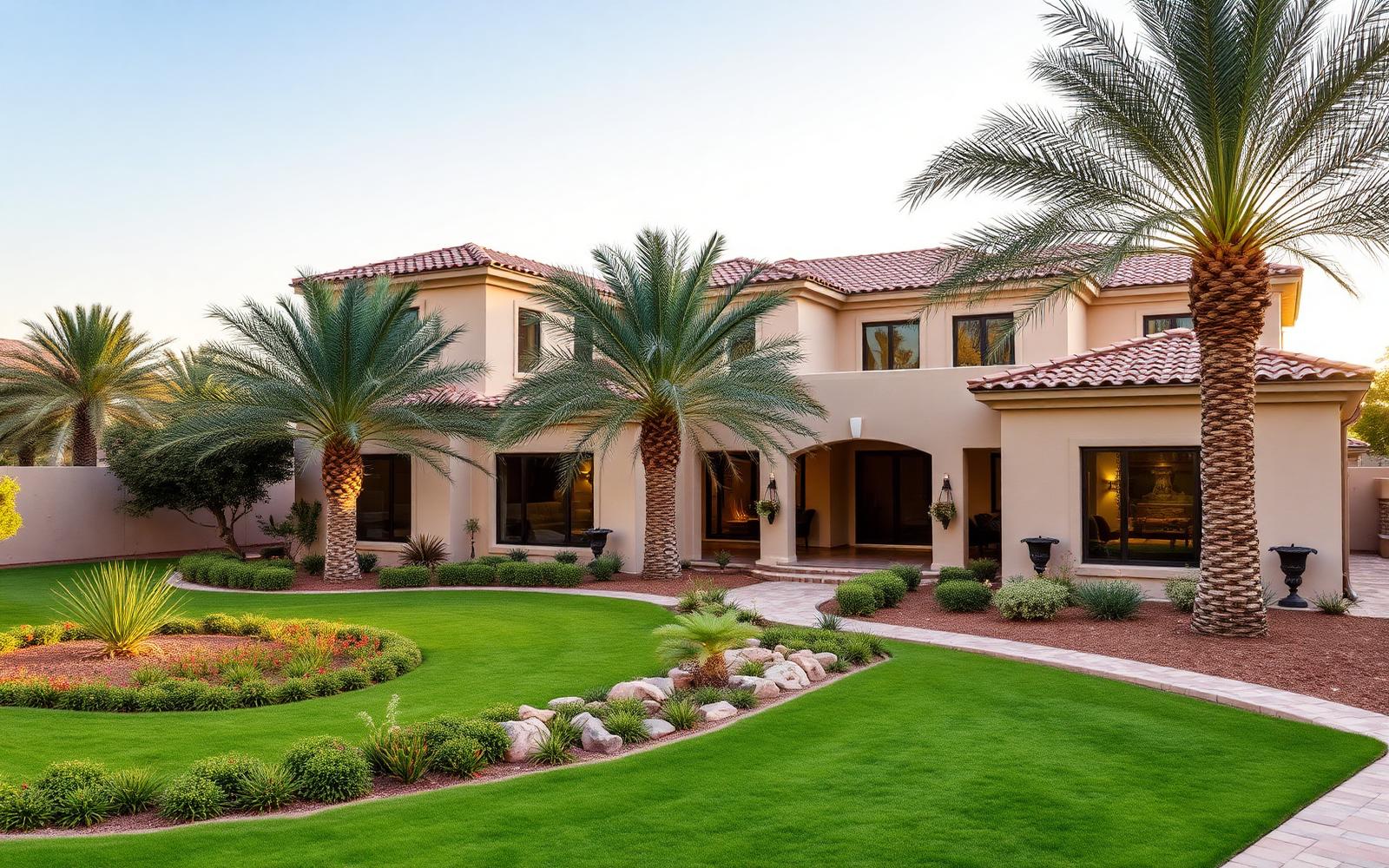 Family villa with landscaped garden in Arabian Ranches Dubai