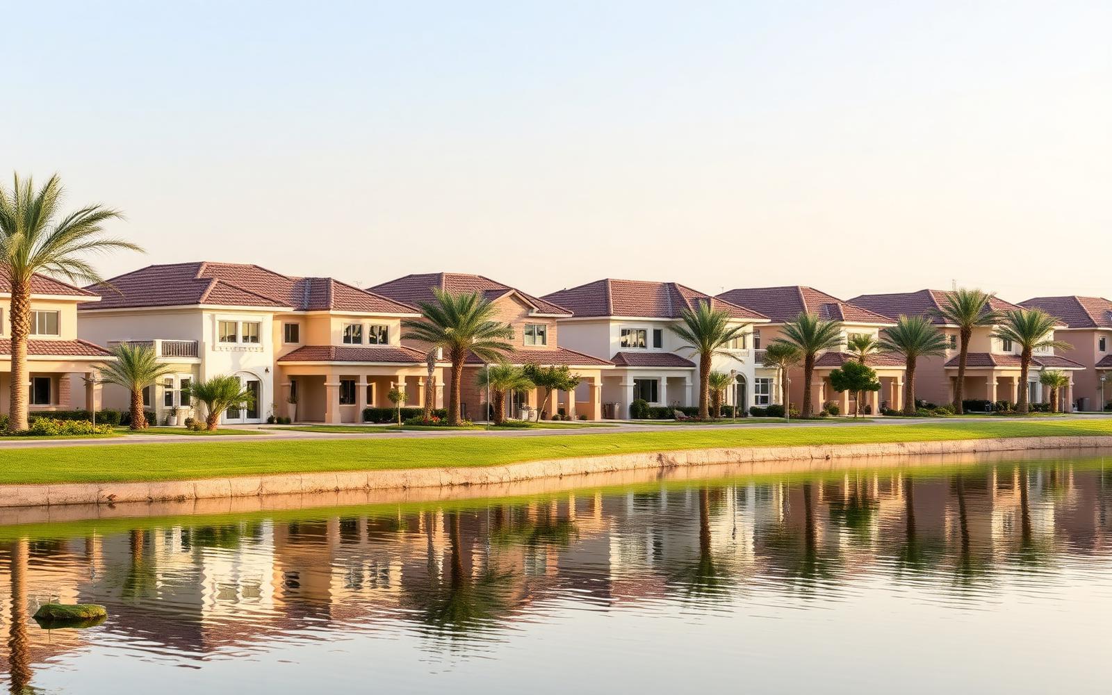 Lake-side family villa in The Meadows community Dubai