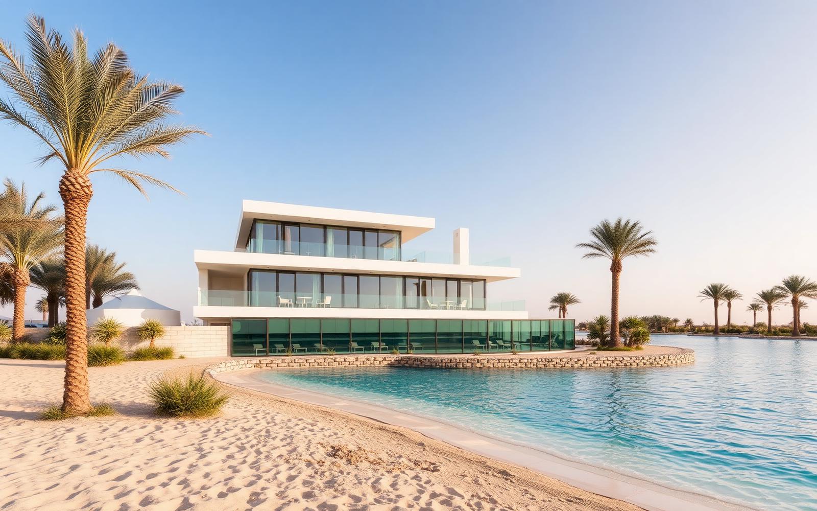 Modern family villa near the recreational lagoon at Tilal Al Ghaf